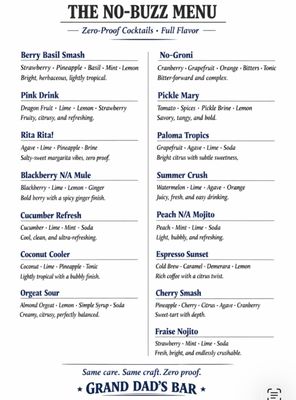 Menu photo 2 Grand Dad’s Bar Wyandotte, MI