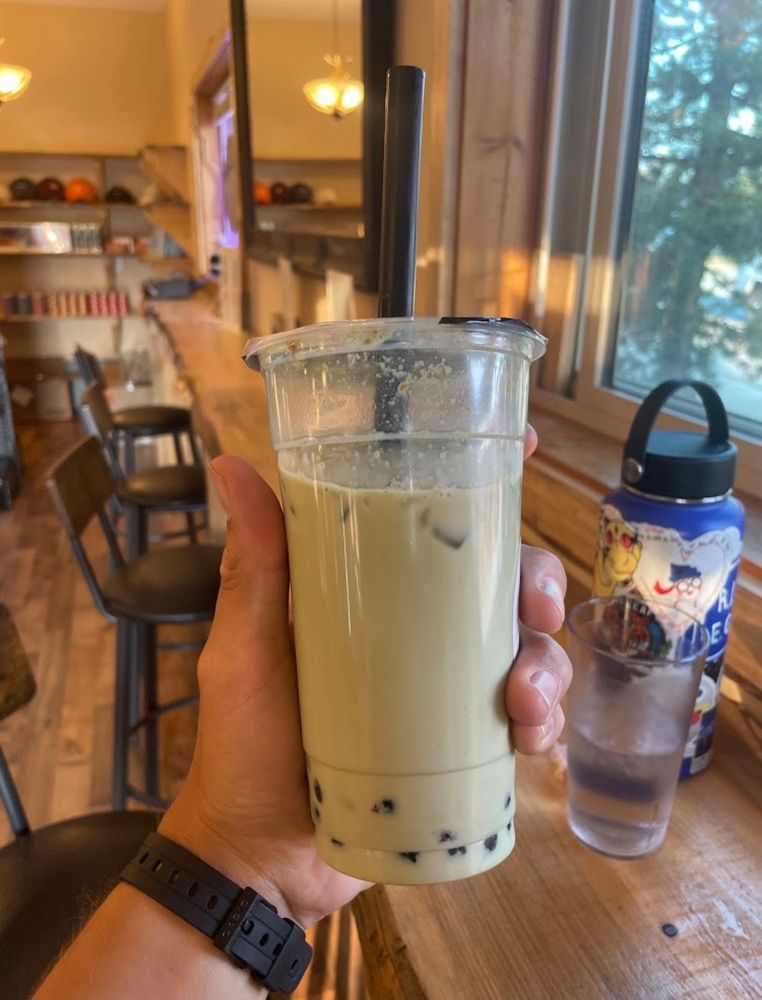 Boba Cafe House Logo