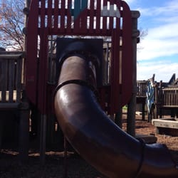 Playscape - Hard to see but this is an apple slide
