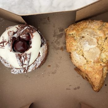 Wayfarer Bread & Pastry - Blackberry apricot scone and a Black Forest - Bakeries Near Me - San Diego, California Wayfarer Bread & Pastry - Blackberry apricot scone and a Black Forest - Bakeries Near Me - San Diego, California