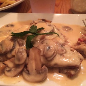Pomodoro Pizzeria - Stuffed veal with mushrooms, prosciutto and mozzarella in a marsala cream sauce - Italian Near Me - Bristol, Rhode Island Pomodoro Pizzeria - Stuffed veal with mushrooms, prosciutto and mozzarella in a marsala cream sauce - Italian Near Me - Bristol, Rhode Island
