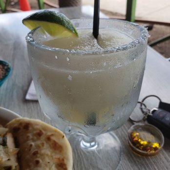 Chuy's - Lime Margarita with Patron floater - Tex-Mex Near Me - Denton, Texas