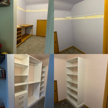 Closet Connections - Before and after of bedroom closet - Home Organization Near Me - Grosse Pointe Woods, Michigan Closet Connections - Before and after of bedroom closet - Home Organization Near Me - Grosse Pointe Woods, Michigan