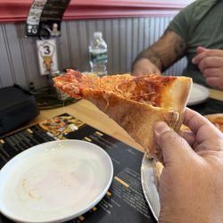 Little Guys Pizza And Subs - No flop on that thin crispy crust just like Jersey and New York pizza