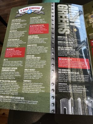 Menu photo 3 Bombshells Lubbock, TX