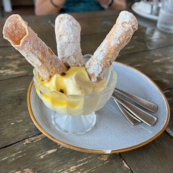Cipriano's Kitchen - Lilikoi marscapone mousse - Italian Near Me - Waimea, Hawaii