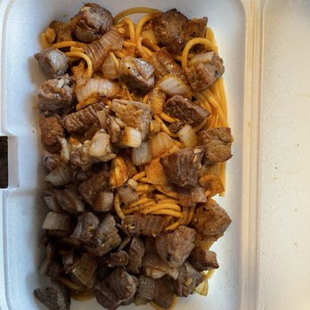 Tasty Sandwiches - Spaghetti with Beef Luc Lac (TikTok: @justandyvu) - Vietnamese Near Me - Westminster, California Tasty Sandwiches - Spaghetti with Beef Luc Lac (TikTok: @justandyvu) - Vietnamese Near Me - Westminster, California