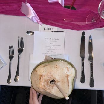 The Catered Coconut - Table setting with my coconut - Caterers Near Me