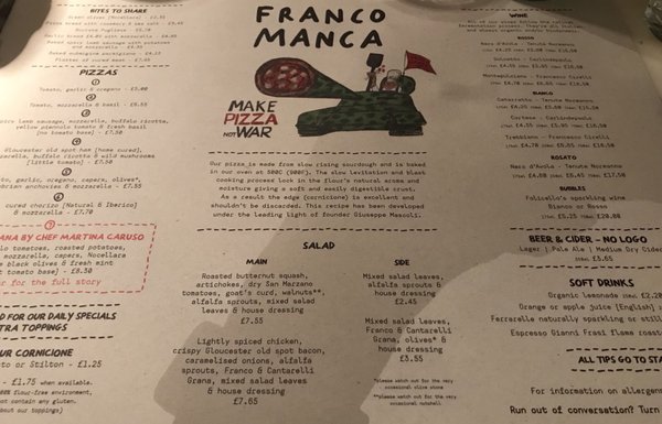 Menu photo 6 Franco Manca Soho, XGL