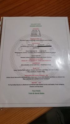 Menu photo 4 Dolan's Den Santa Rosa, CA Menu photo 4 Dolan's Den Santa Rosa, CA