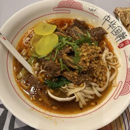 Noodles were good, meat was tender. Soup was sweet Noodles were good, meat was tender. Soup was sweet