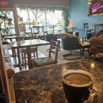 Bliss Coffee Lounge - I found my spot. View to the front smell the wonderful treats throughout the store - Coffee & Tea Near Me - Somerville, New Jersey