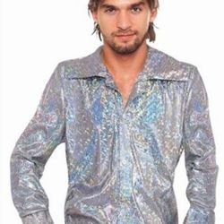 Hidden Identity Costumes and Party Supplies + Dance Store - 70s Disco Costume Shirt