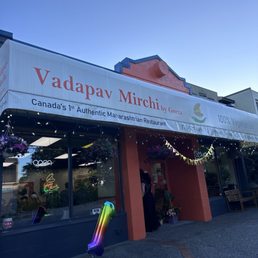 Outside of the restaurant