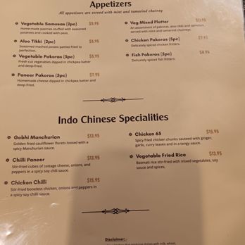The Little India Restaurant - Menu - Indian Near Me - Indianapolis, Indiana