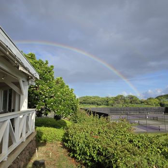 The Cabana Bar & Grill - Rainbow during dinner - New American Near Me - Koloa, Hawaii