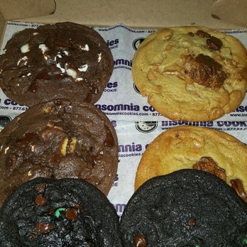 Insomnia Cookies - Smores, peanut butter cup, double chocolate mint - Desserts Near Me - Memphis, Tennessee