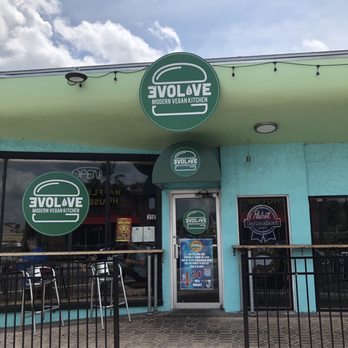 Evolve Modern Vegan Kitchen - Front door of restaurant - Pubs Near Me - Daytona Beach, Florida Evolve Modern Vegan Kitchen - Front door of restaurant - Pubs Near Me - Daytona Beach, Florida