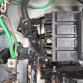 Next Phase Electrical Services - Loose wire connection to the water heater breaker caused a fire - Electricians Near Me - Boca Raton, Florida Next Phase Electrical Services - Loose wire connection to the water heater breaker caused a fire - Electricians Near Me - Boca Raton, Florida
