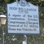 Photo of Hugh Williamson Historical Marker