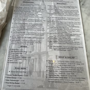 Stanley - Menu - Breakfast & Brunch Near Me - New Orleans, Louisiana