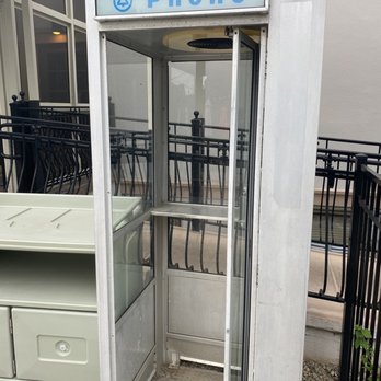 Mattar's Bistro - Old time phone booth in back area! - New American Near Me - Allamuchy, New Jersey