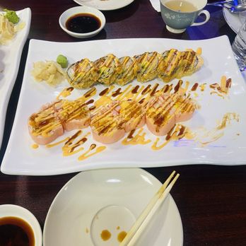 Sakura Japanese Steak House - Super Crunch Roll Sweet Heart Roll - Sushi Bars Near Me - Oaklyn, New Jersey