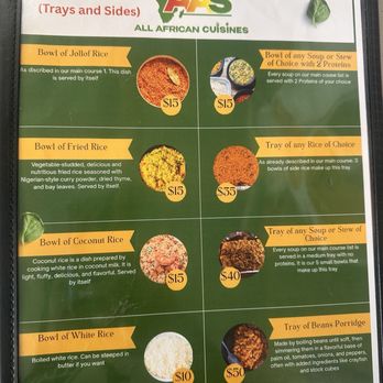 All African Cuisines - Menu - African Near Me - Santa Ana, California All African Cuisines - Menu - African Near Me - Santa Ana, California