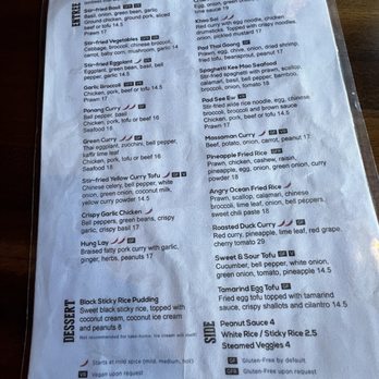 Khao Soi - Menu - Thai Near Me - Port Orchard, Washington