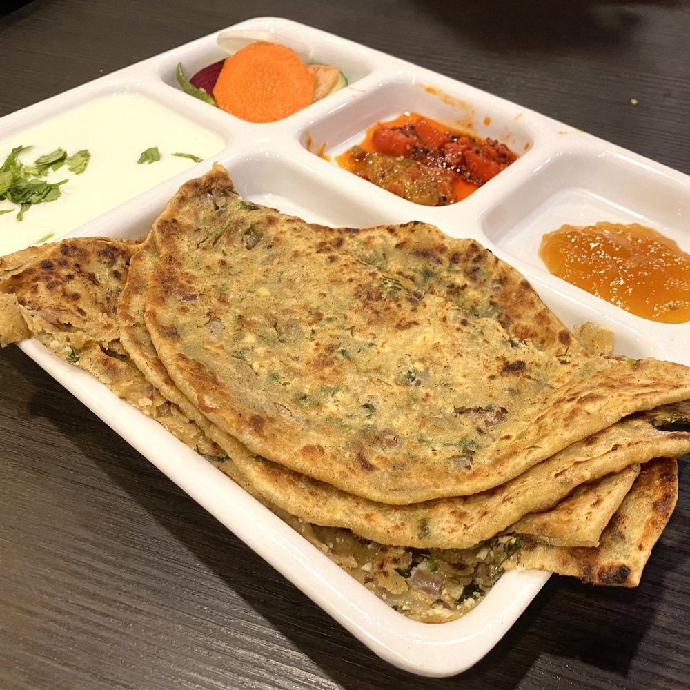 Simply Indian Sweets & Restaurant - Mixed Parantha Plate - Indian Near Me - Brampton, Ontario Simply Indian Sweets & Restaurant - Mixed Parantha Plate - Indian Near Me - Brampton, Ontario