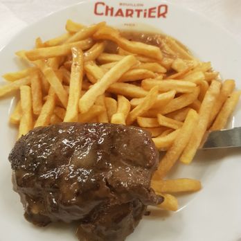 Bouillon Chartier - Contre Filet aka Pièce du Boucher - French Near Me - Paris, 75 Bouillon Chartier - Contre Filet aka Pièce du Boucher - French Near Me - Paris, 75