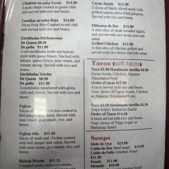 Lupe's Antojitos - Menu - Mexican Near Me - Bernalillo, New Mexico