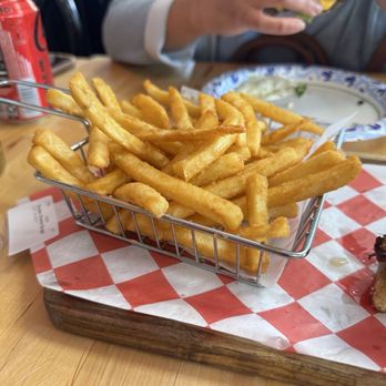 Red Wagon Burger - Fries are good too. Tartar sauce side was a little too sweet - Burgers Near Me - Renton, Washington Red Wagon Burger - Fries are good too. Tartar sauce side was a little too sweet - Burgers Near Me - Renton, Washington