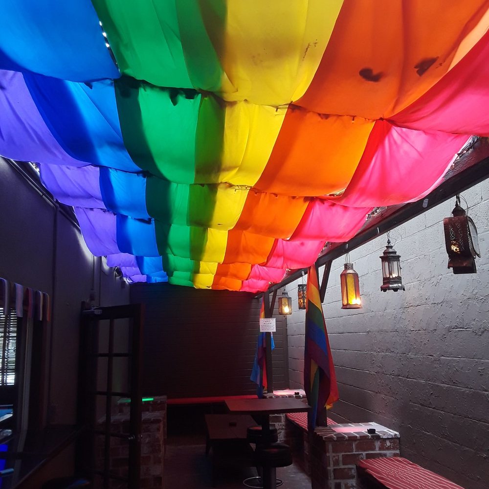 Artesia Bar - a rainbow colored ceiling - Karaoke Near Me - Redondo Beach, California
