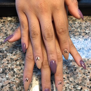 Julie's Nails - Got me and my man's initials done. - Nail Salons Near Me - Tacoma, Washington Julie's Nails - Got me and my man's initials done. - Nail Salons Near Me - Tacoma, Washington