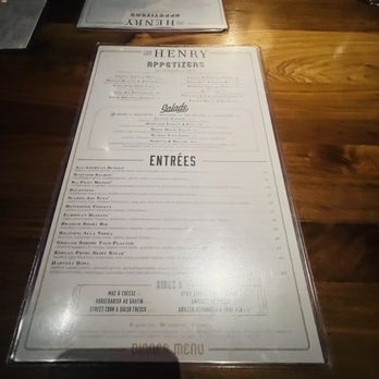 The Henry - menue - Coffee & Tea Near Me - Coronado, California