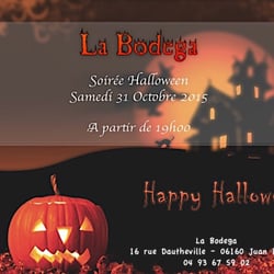 La Bodega - Soirée Halloween 2015 - Samedi 31 octobre- La Bdoega Juan les Pins