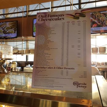 The Cheesecake Factory - Menu 2025 - Desserts Near Me - Wauwatosa, Wisconsin The Cheesecake Factory - Menu 2025 - Desserts Near Me - Wauwatosa, Wisconsin