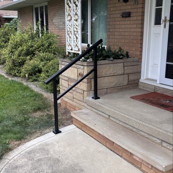 Helping Handrails - Outdoor metal railing - Decks & Railing Near Me - Avon, Ohio Helping Handrails - Outdoor metal railing - Decks & Railing Near Me - Avon, Ohio