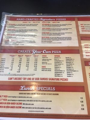 Menu photo 2 Me-n-Ed's Pizzeria Tulare, CA Menu photo 2 Me-n-Ed's Pizzeria Tulare, CA