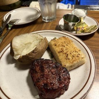The Hitching Post 2 - Filet Mignon (5 oz.) with a baked potato - Steakhouses Near Me - Buellton, California