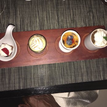 Epic Restaurant - Dessert Flight. 4 mini desserts - New American Near Me - Columbus, Georgia