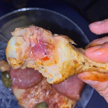Monstrous Pizza - Raw chicken wing meat - Pizza Near Me - Covina, California Monstrous Pizza - Raw chicken wing meat - Pizza Near Me - Covina, California