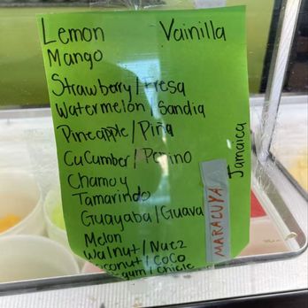 Garcias Fruit - Flavors - Ice Cream & Frozen Yogurt Near Me - South El Monte, California Garcias Fruit - Flavors - Ice Cream & Frozen Yogurt Near Me - South El Monte, California