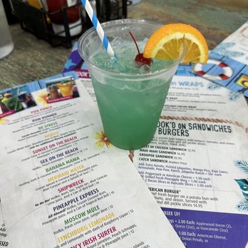 Hook’d Pier Bar & Grill - Pier punch - New American Near Me - Panama City Beach, Florida