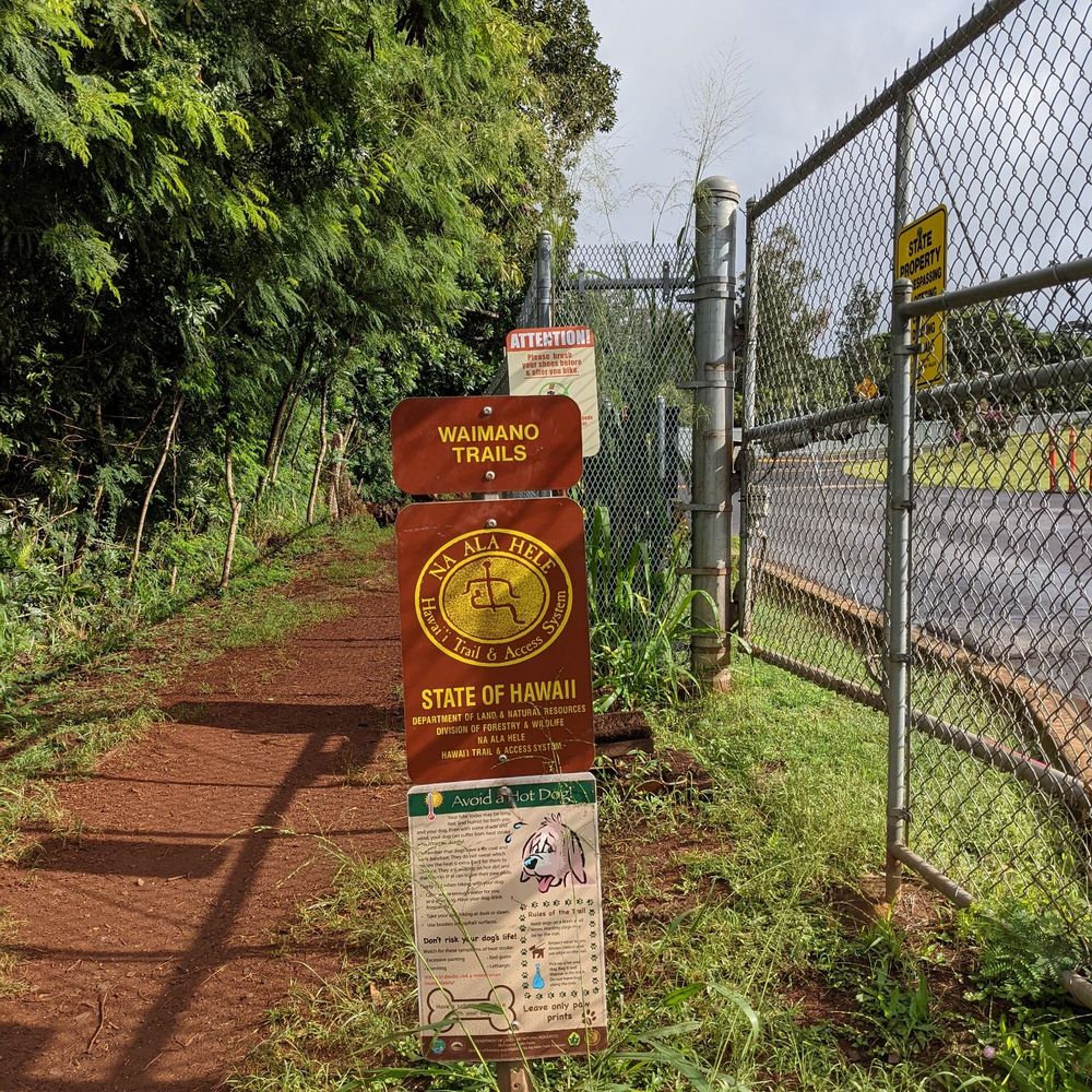 Waimano Loop Trail - Entrance of the trail - Hiking Near Me - Pearl City, Hawaii Waimano Loop Trail - Entrance of the trail - Hiking Near Me - Pearl City, Hawaii