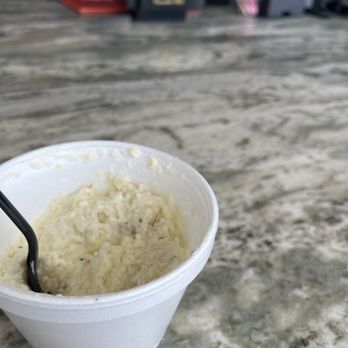 Pascalli Kitchen - Gouda cheese grits, couldn't wait until I got a photo to dig in! - Pizza Near Me - Miramar Beach, Florida