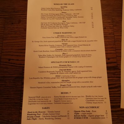 Menu photo 4 Wolfdale's Cuisine Unique Tahoe City, CA Menu photo 4 Wolfdale's Cuisine Unique Tahoe City, CA