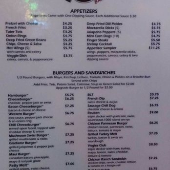 Vogies Bar - Menu3 - Bars Near Me - Gladstone, Oregon Vogies Bar - Menu3 - Bars Near Me - Gladstone, Oregon