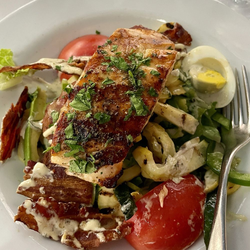 Avra 48th Street - Salad w Salmon - Seafood Near Me - New York, New York